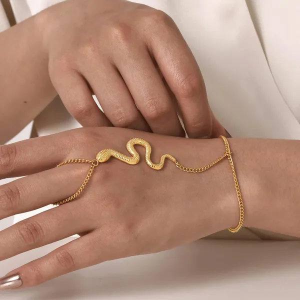Gold_Snake_Hand_Chain_For_Women